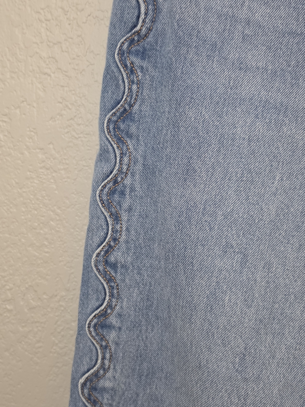 Veronica Beard Taylor Scallop Side High Rise Cropped Wide Leg Jean Nova Women 28 - Picture 5 of 11